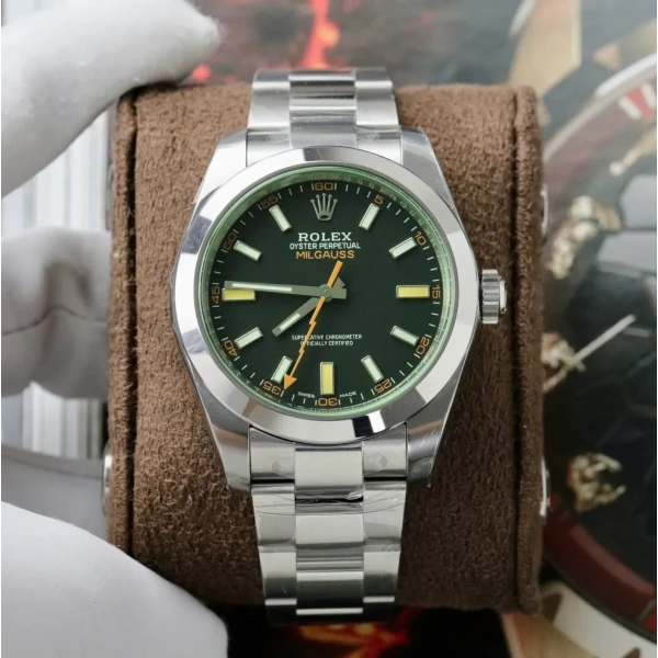 Replica Rolex Milgauss Black Dial 116400GV