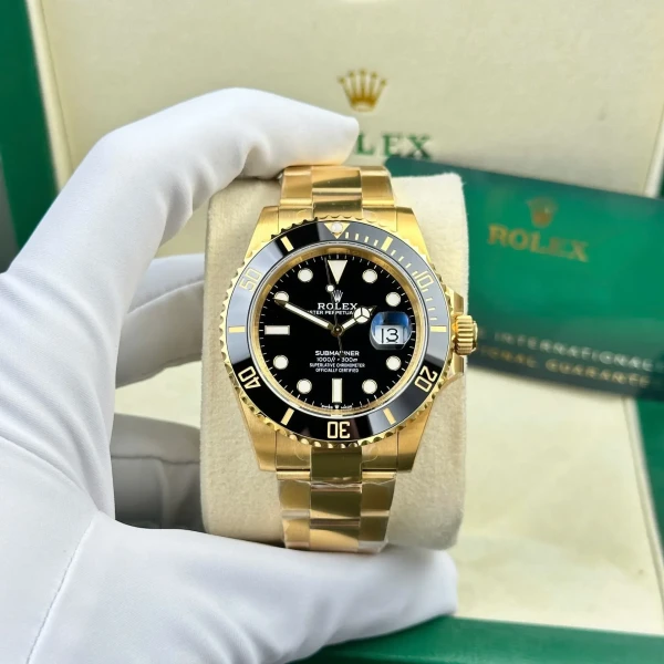 Replica Rolex Submariner Black Dial 116618LN
