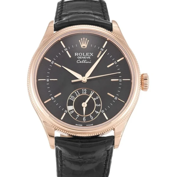 Replica Rolex Cellini Black Dial 50525