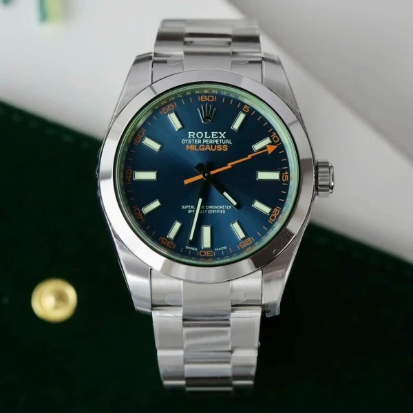 Superclone Rolex Milgauss Blue Dial 116400GV