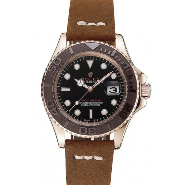 Replica Rolex Yacht-Master Black Dial 1453860