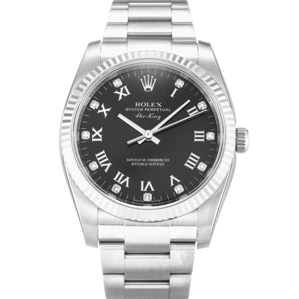 Replica Rolex Air-King Black Dial 114234