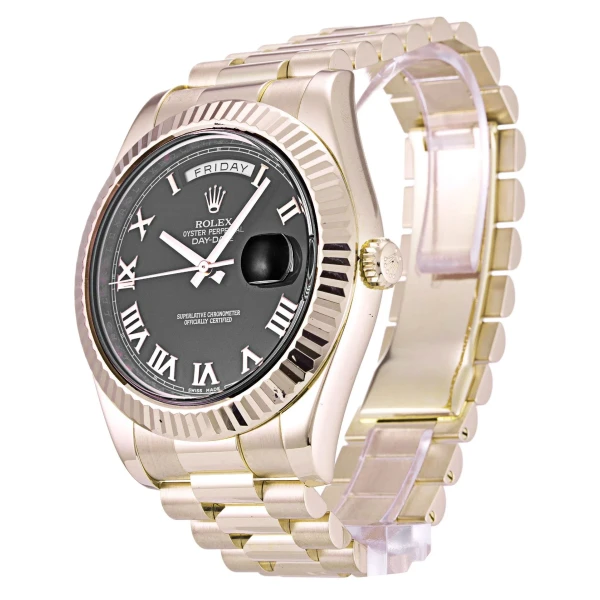 Replica Rolex Day-Date II Black Dial 218235 40 mm