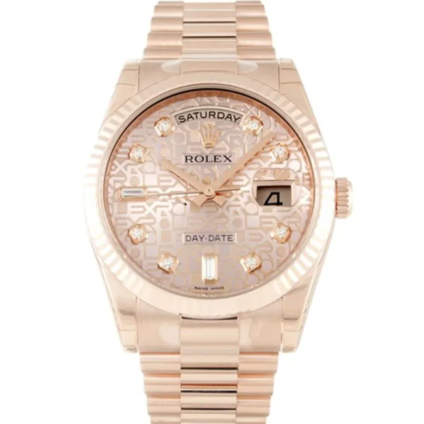 Replica Rolex Day-Date Rose Dial 118235 F 36 mm