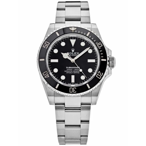 Superclone Rolex Submariner Black Dial 124060 No-Date