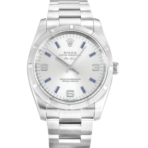 Replica Rolex Air-King Silver Dial 114210-2