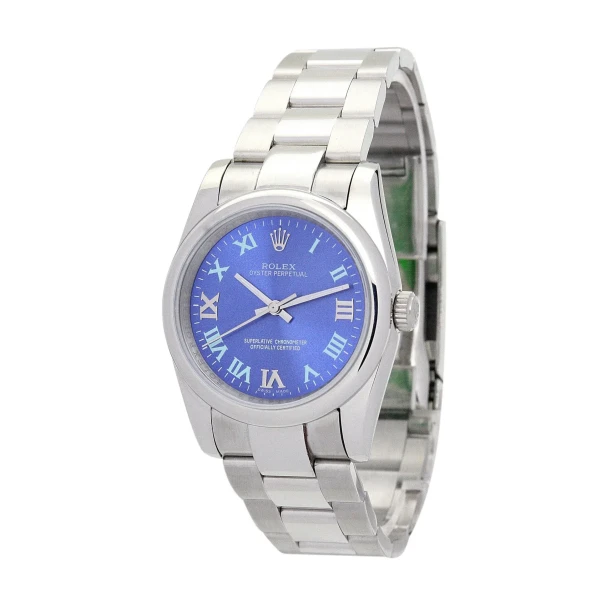 Replica Rolex Oyster Perpetual Lady Blue Dial 177200 31 mm