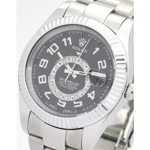 Replica Rolex Sky-Dweller Black Dial 326938