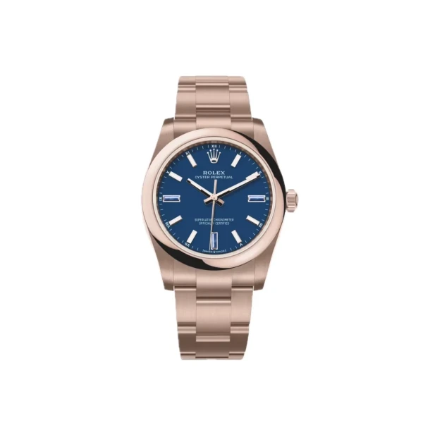 Rolex Oyster Perpetual Solid Gold 34mm Everose Gold (2026)