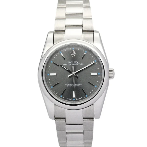 Replica Rolex Oyster Perpetual Lady Black Dial 177200-2 31 mm