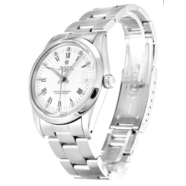 Replica Rolex Oyster Perpetual Date White Dial 15000 34 mm