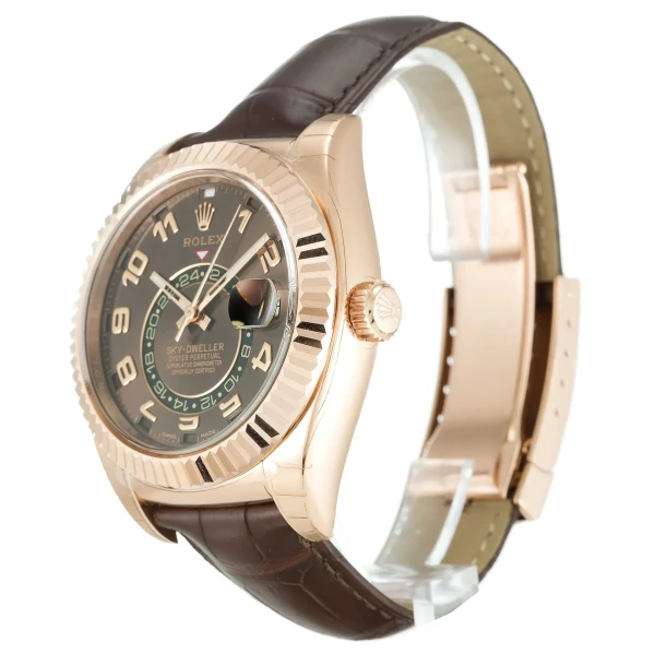 Replica Rolex Sky-Dweller Brown Dial 326135