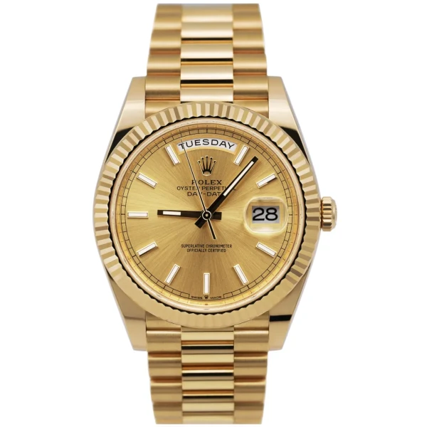 Replica Rolex Day-Date II Champagne Dial 228238 40 mm
