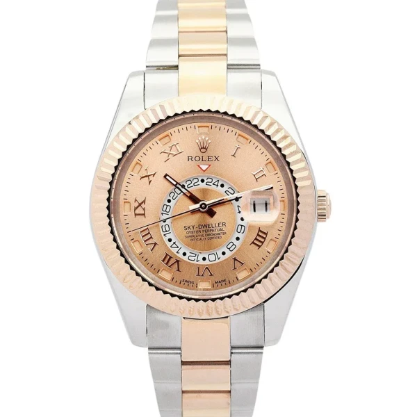 Replica Rolex Sky-Dweller Champagne Dial 326938-3