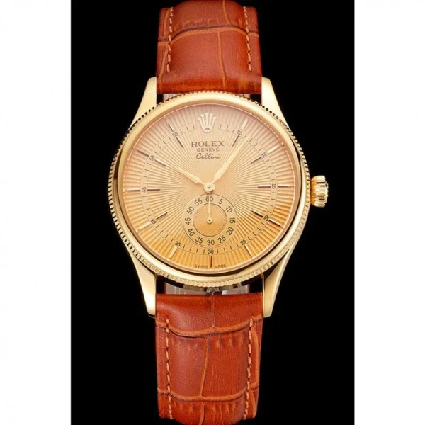Superclone Rolex Cellini Gold Dial REP016789