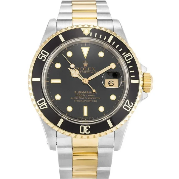 Replica Rolex Submariner Black Dial 16613