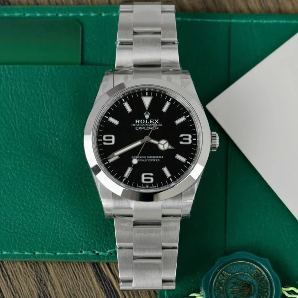 Replica Rolex Explorer Black Dial 98087