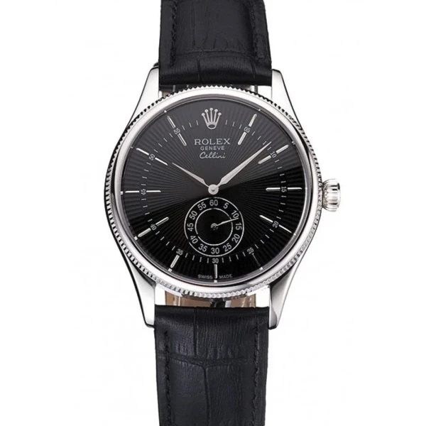 Superclone Rolex Cellini Black Dial REP016790
