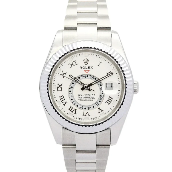 Replica Rolex Sky-Dweller White Dial 326938