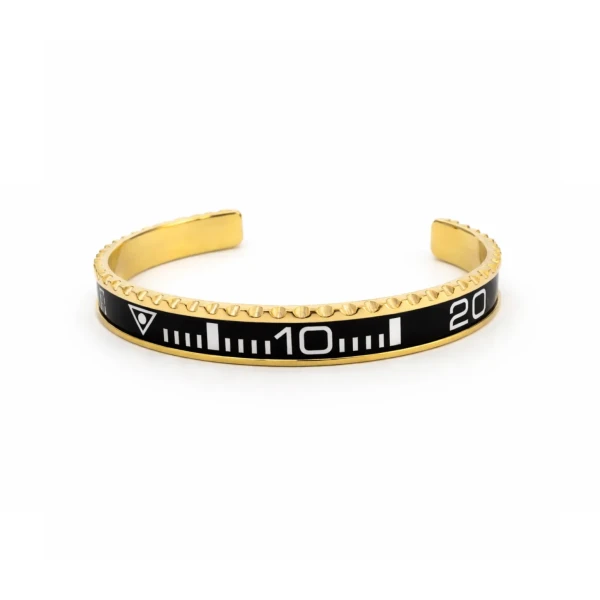 Black Submariner Gold Tone Bracelet