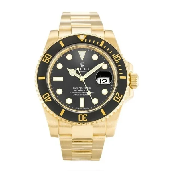 Replica Rolex Submariner Black Dial 116618LN