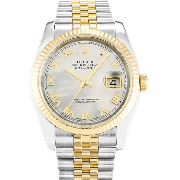 Replica Rolex Datejust Mother of Pearl – White Dial 116233 36 mm