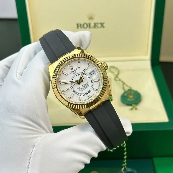 Replica Rolex Sky-Dweller White Dial 326238