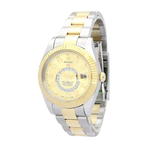 Replica Rolex Sky-Dweller Gold Dial 326938