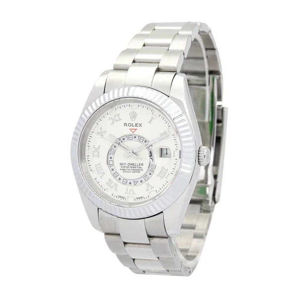 Replica Rolex Sky-Dweller White Dial 326938