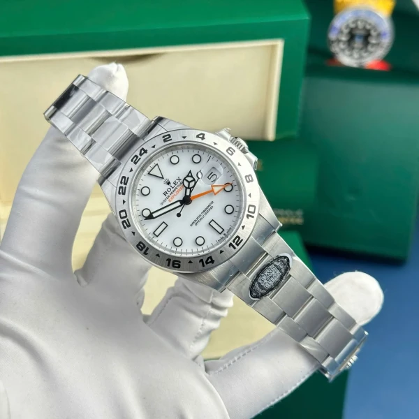 Replica Rolex “Polar” Explorer II White Dial 226570 WSO
