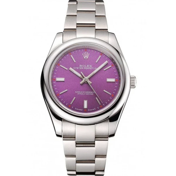 Replica Rolex Oyster Perpetual Date Purple Dial REP016834 41 mm