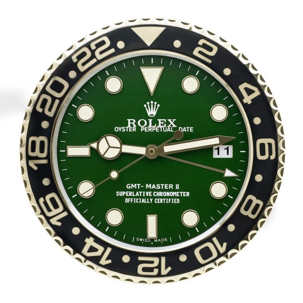ROLEX WALL CLOCK – GMT MASTER II GOLD