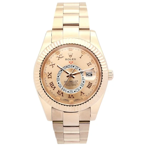 Replica Rolex Sky-Dweller Champagne Dial 326938-2