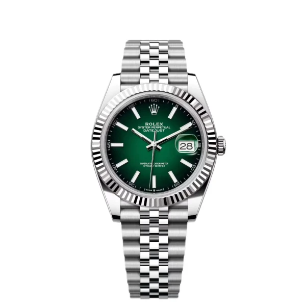 Rolex Datejust 41 Green Ombré Dial (2026) Jubilee