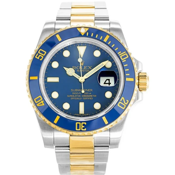 Replica Rolex Submariner Blue Dial 116613LB “Bluesy”