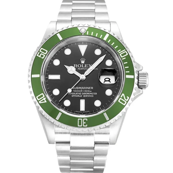 Replica Rolex Submariner Black Dial 16610LV “Kermit”