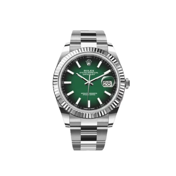 Rolex Datejust 41 Green Ombré Dial (2026) Oyster