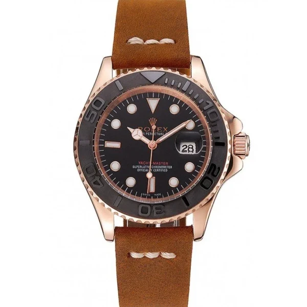Replica Rolex Yacht-Master Black Dial 1453861