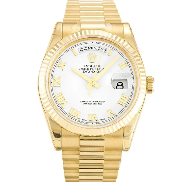 Replica Rolex Day-Date White Dial 118238 36 mm
