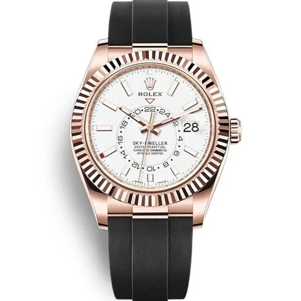 Replica Rolex Sky-Dweller White Dial 326235