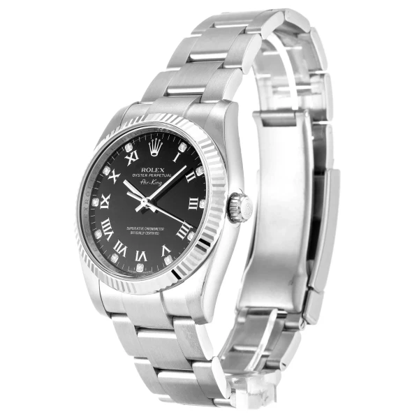 Replica Rolex Air-King Black Dial 114234
