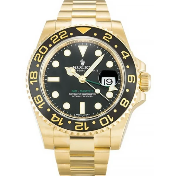 Replica Rolex GMT-Master II Black Dial 116718