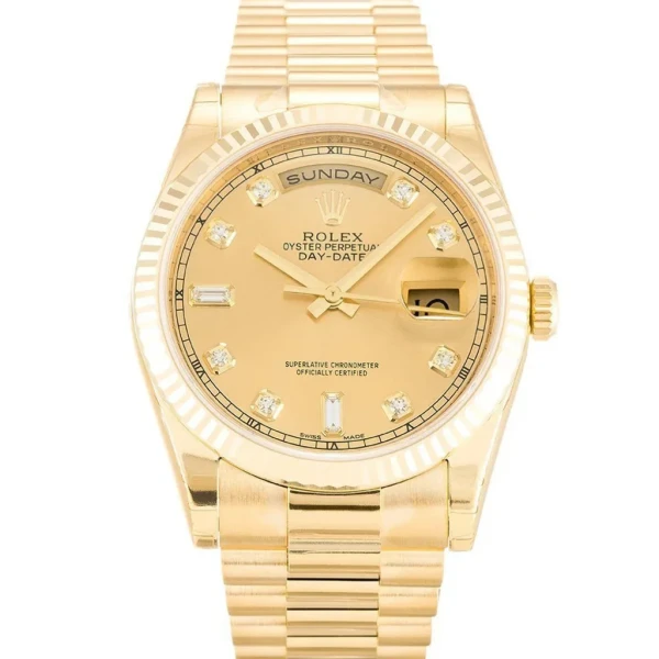 Replica Rolex Day-Date Gold Dial 118238 36 mm