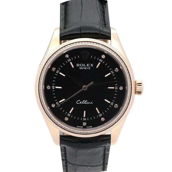 Replica Rolex Cellini Black Dial 5310-2