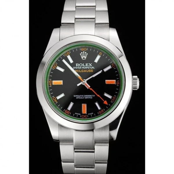 Superclone Rolex Milgauss Black Dial REP016836