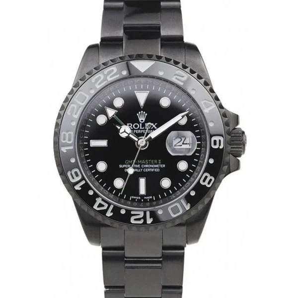 Replica Rolex GMT-Master II Black Dial REP016829