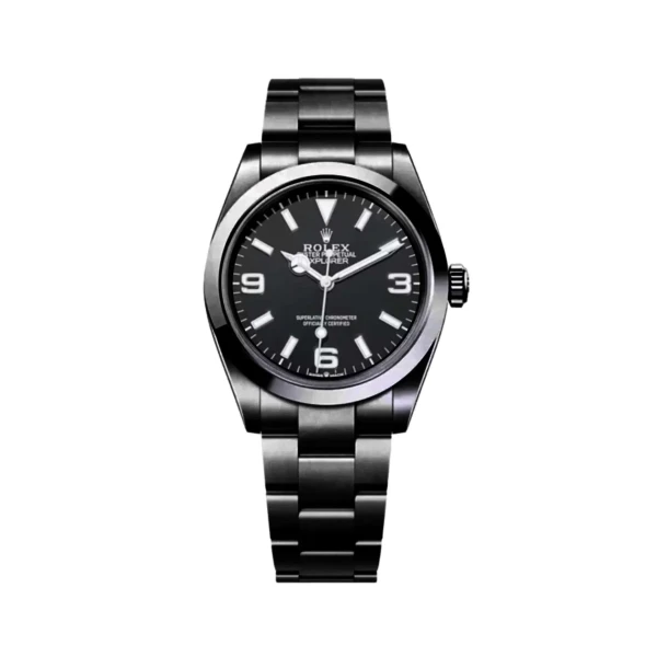 Superclone Rolex Explorer Black Dial 128238
