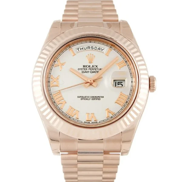 Replica Rolex Day-Date II Ivory Dial 218235 40 mm