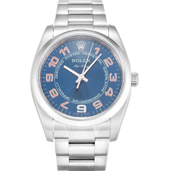 Replica Rolex Air-King Blue Dial 114200