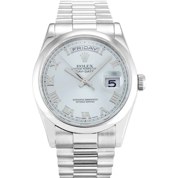 Replica Rolex Day-Date Blue Dial 118206 36 mm